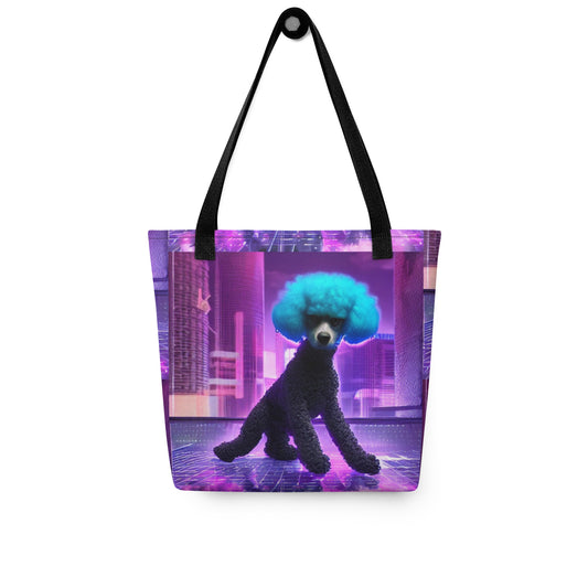 Disco Poodle Tote Bag