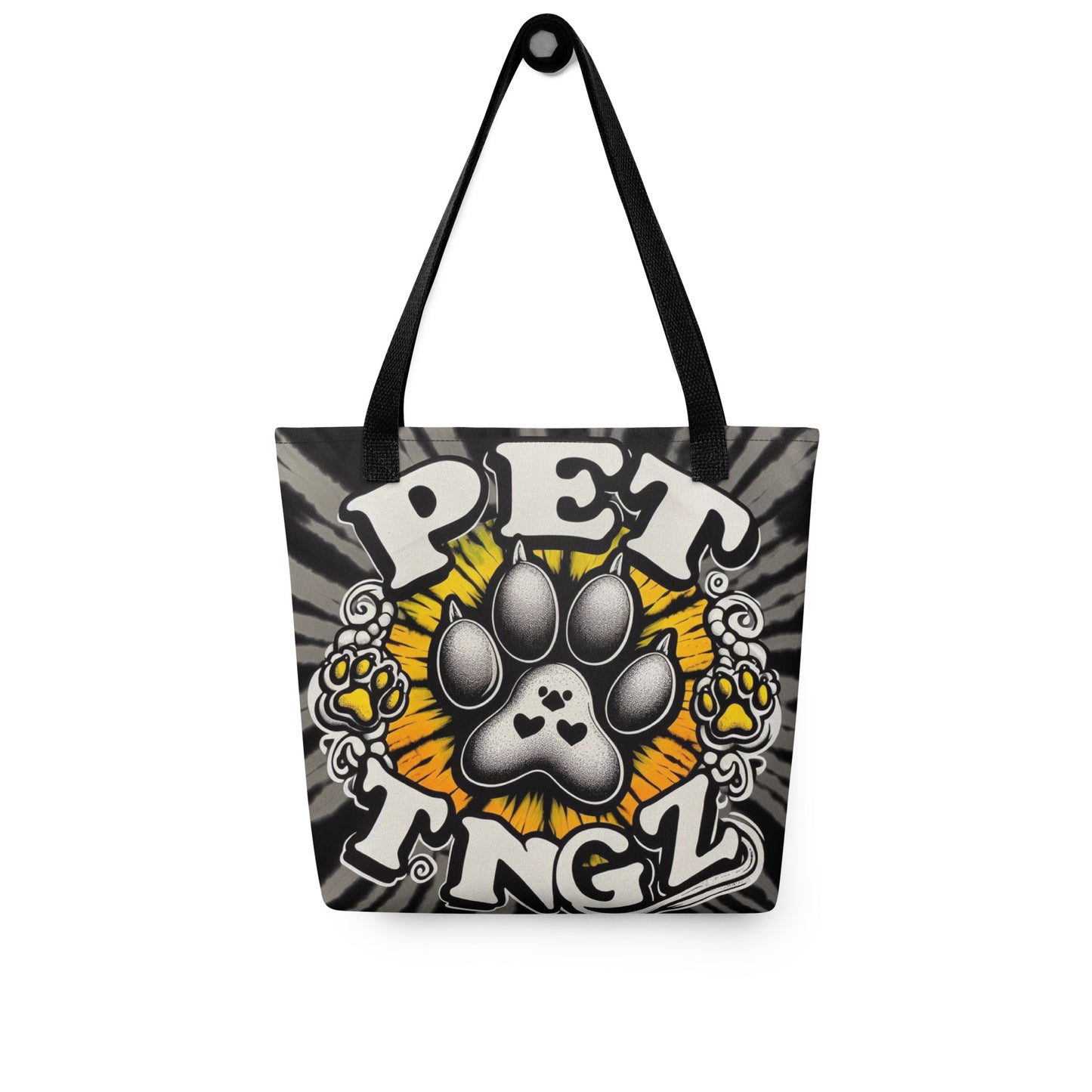 Black & Yellow Pet Tingz Tote Bag