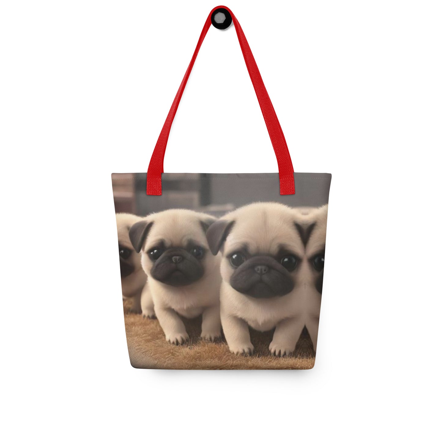 Pug Pups Tote Bag