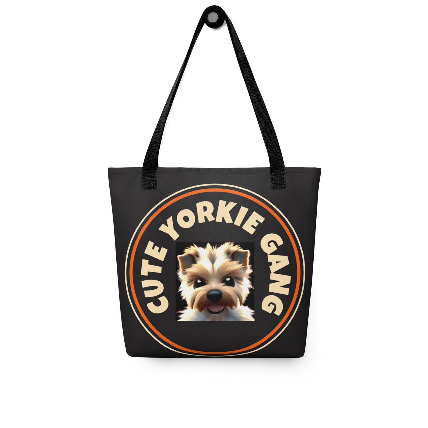 Cute Yorkie Gang Tote Bag