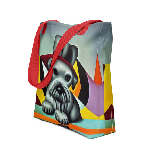 Schnauzer Art Tote Bag