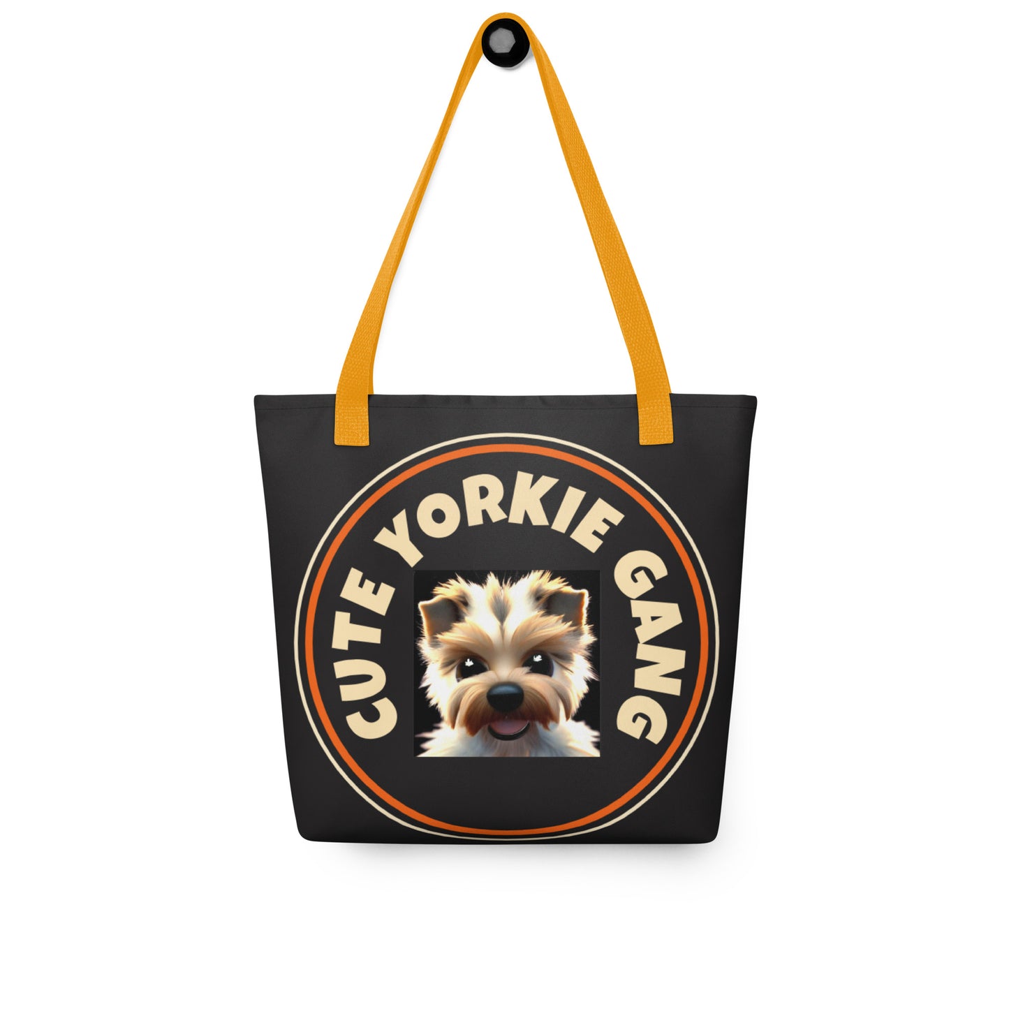 Cute Yorkie Gang Tote Bag